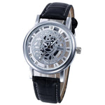 Casual Leather Quartz Wristwatch