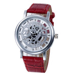 Casual Leather Quartz Wristwatch