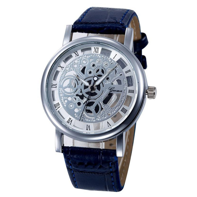 Casual Leather Quartz Wristwatch