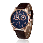 Faux Chronograph Quartz Wrist Watch