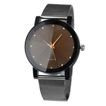 Crystal Quartz Wrist Watch