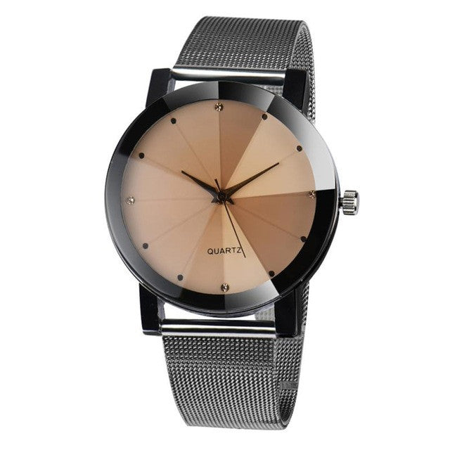 Crystal Quartz Wrist Watch