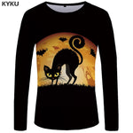 Gun Skull Long Sleeve T-Shirt