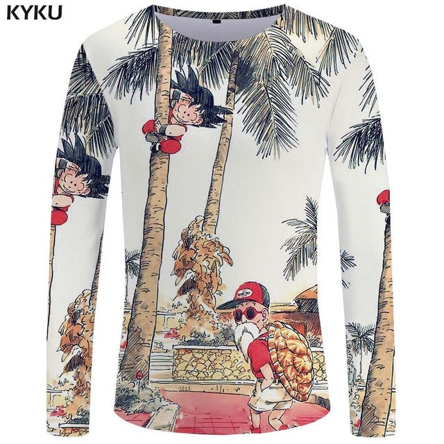 Gun Skull Long Sleeve T-Shirt