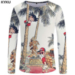 Gun Skull Long Sleeve T-Shirt