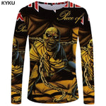 Gun Skull Long Sleeve T-Shirt