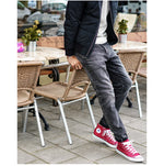 Scratched Casual Denim Jeans