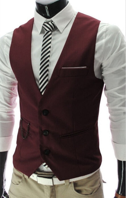 Slim Fit Suit Vest