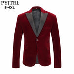 Men's Autumn Winter Velvet Blazer