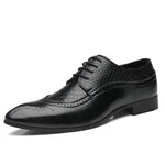Retro Lace Up Business Shoes