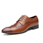 Retro Lace Up Business Shoes