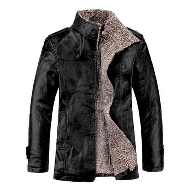 Leather Windproof Jacket