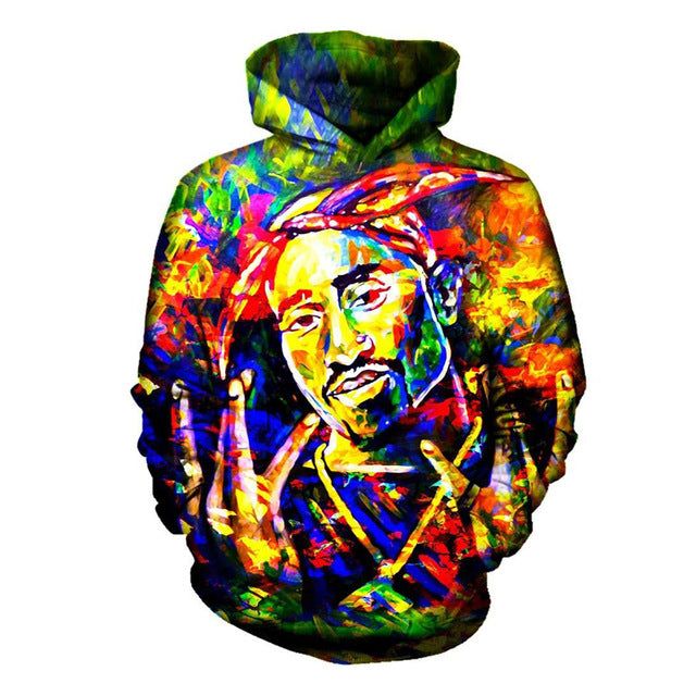 2Pac Long Sleeve Sweatshirt