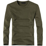 V-Neck Long Sleeve Men T Shirt