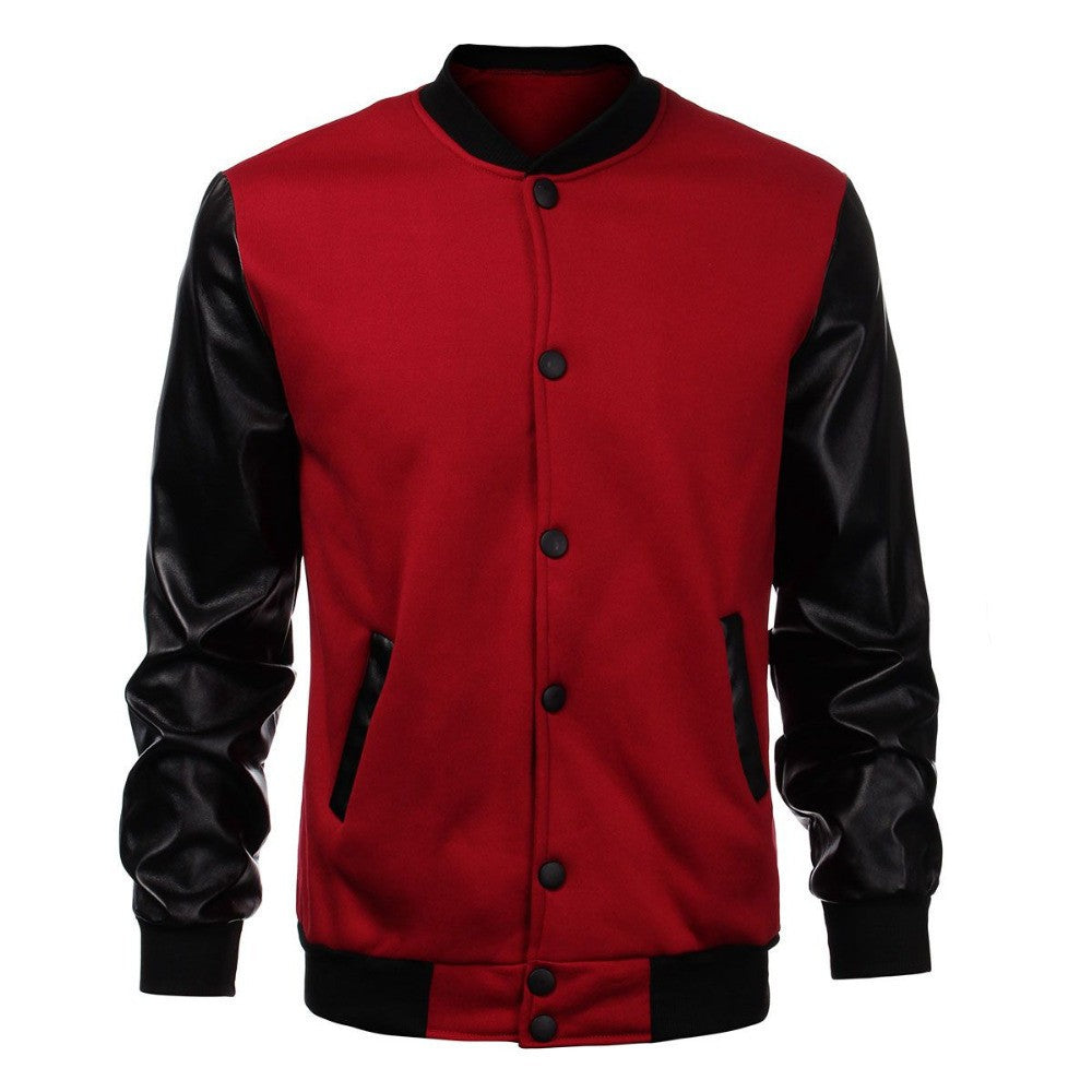 Wine Red Slim Jacket