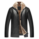 Leather Fleece Jacket