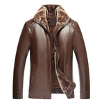 Leather Fleece Jacket