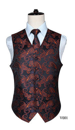 Classic Paisley Waistcoat Vest