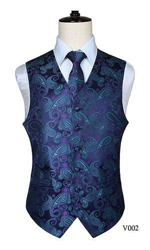 Classic Paisley Waistcoat Vest