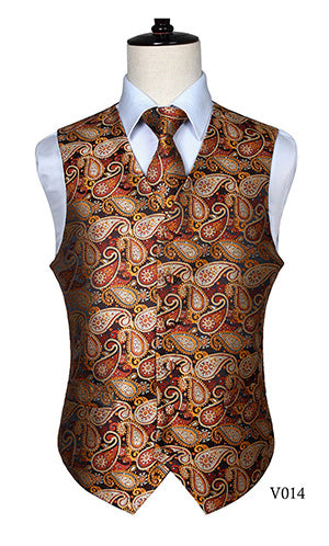 Classic Paisley Waistcoat Vest
