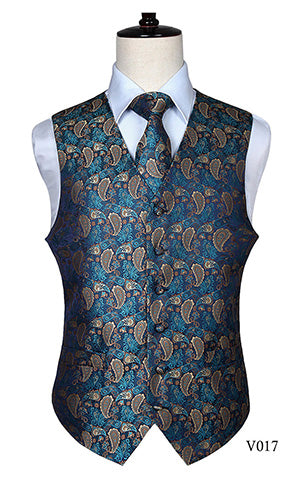 Classic Paisley Waistcoat Vest