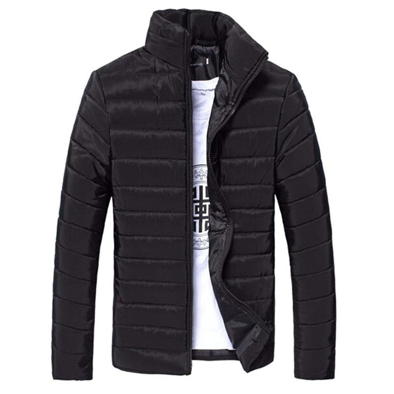 Denim Solid Zipper Jacket/Coat