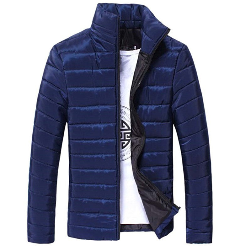 Denim Solid Zipper Jacket/Coat