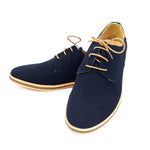 Casual Suede Leather Oxford Lace Up Shoes