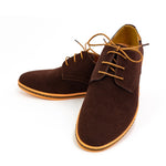 Casual Suede Leather Oxford Lace Up Shoes