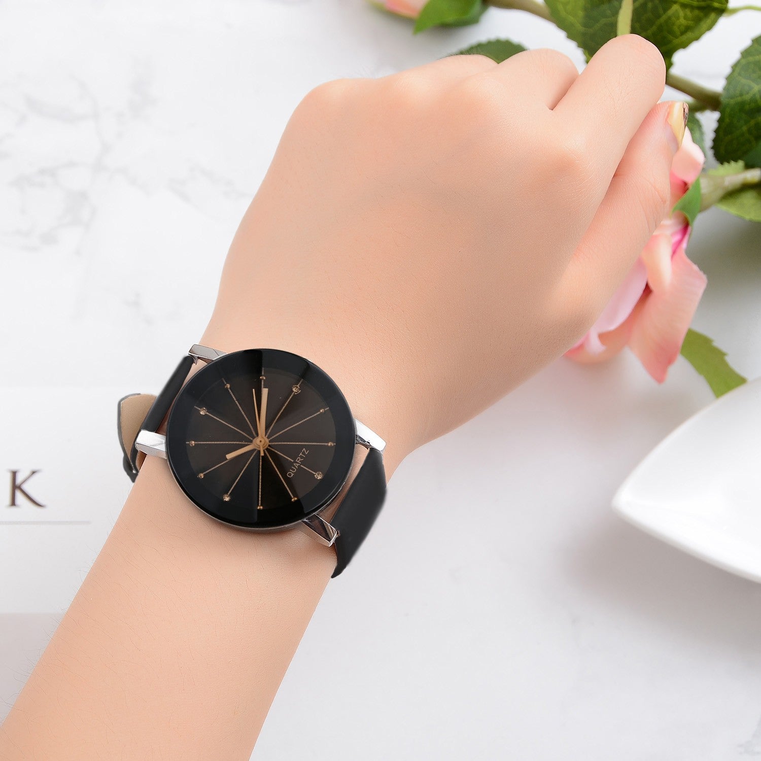 Luxurious Geneviva Quartz Watch