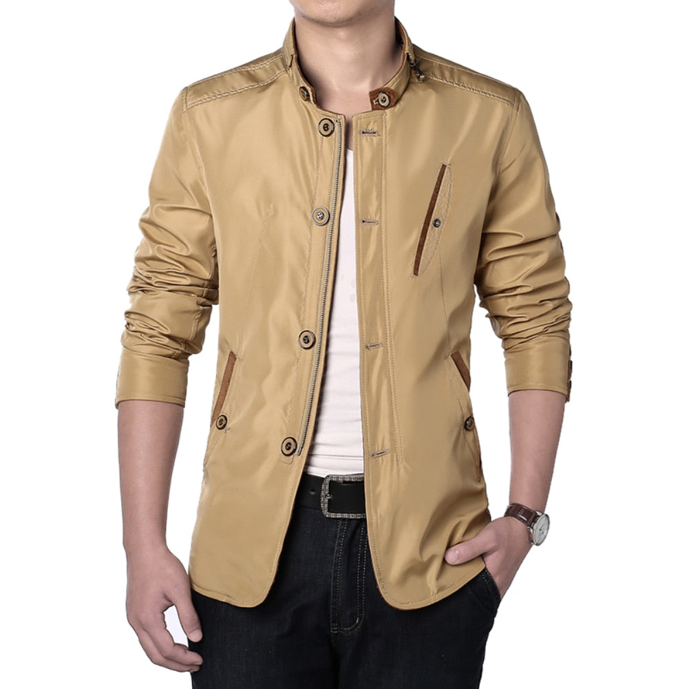 Casual Trenchcoat Zipper Jacket